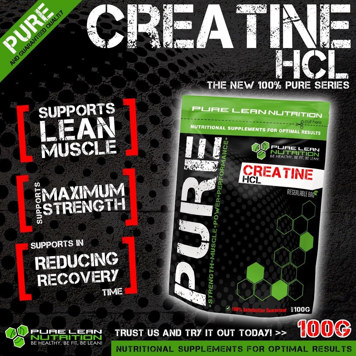 Creatine HCL Strongest Creatine Pre Workout Strength Highest Concentrated eBay