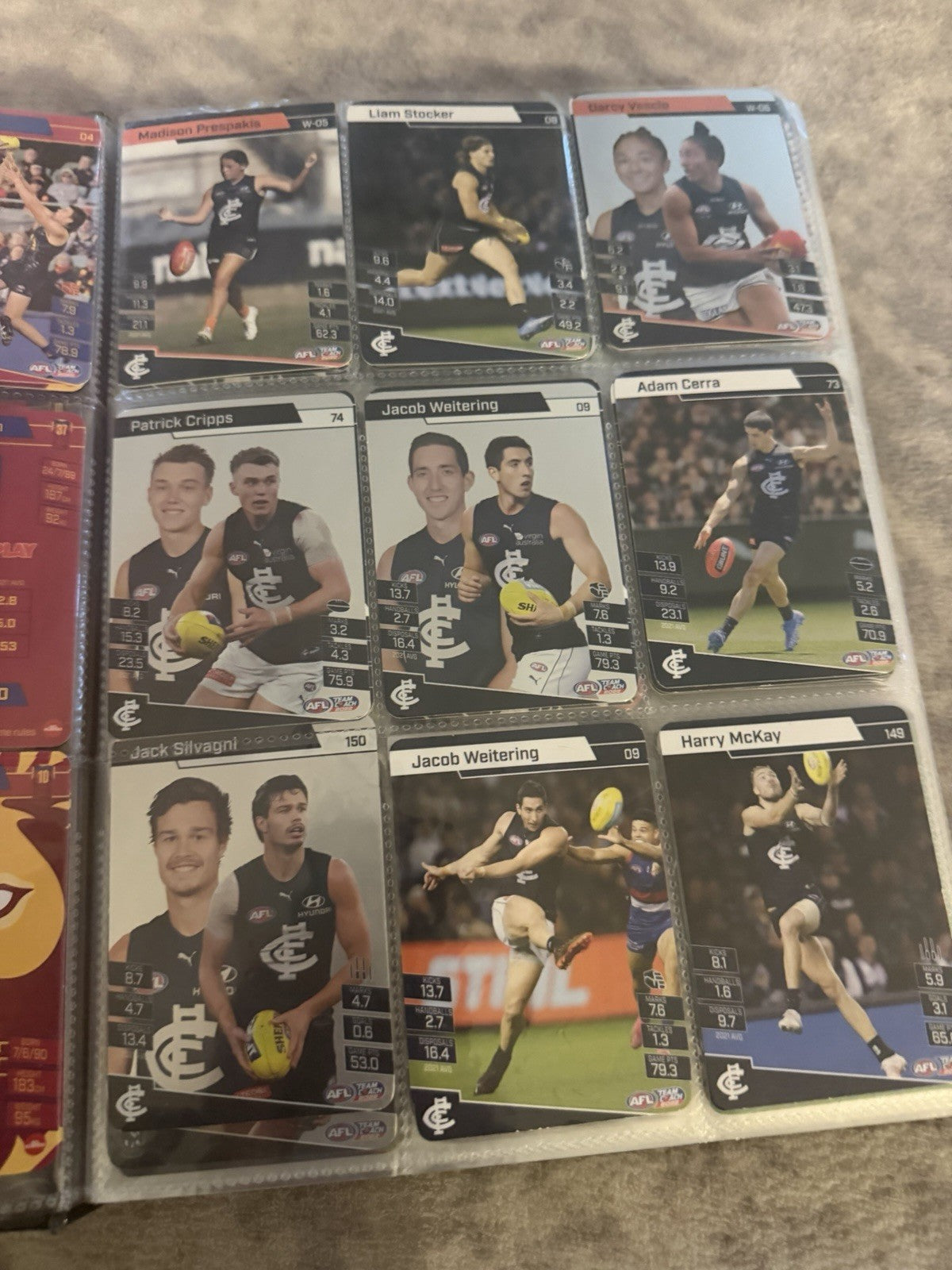 AFL Collectable Trading Cards 300 Cards
