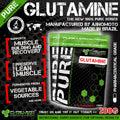 L-GLUTAMINE 200G MICRONISED HIGHEST QUALITY 100% PURE * MUSCLE RECOVERY * BCAA