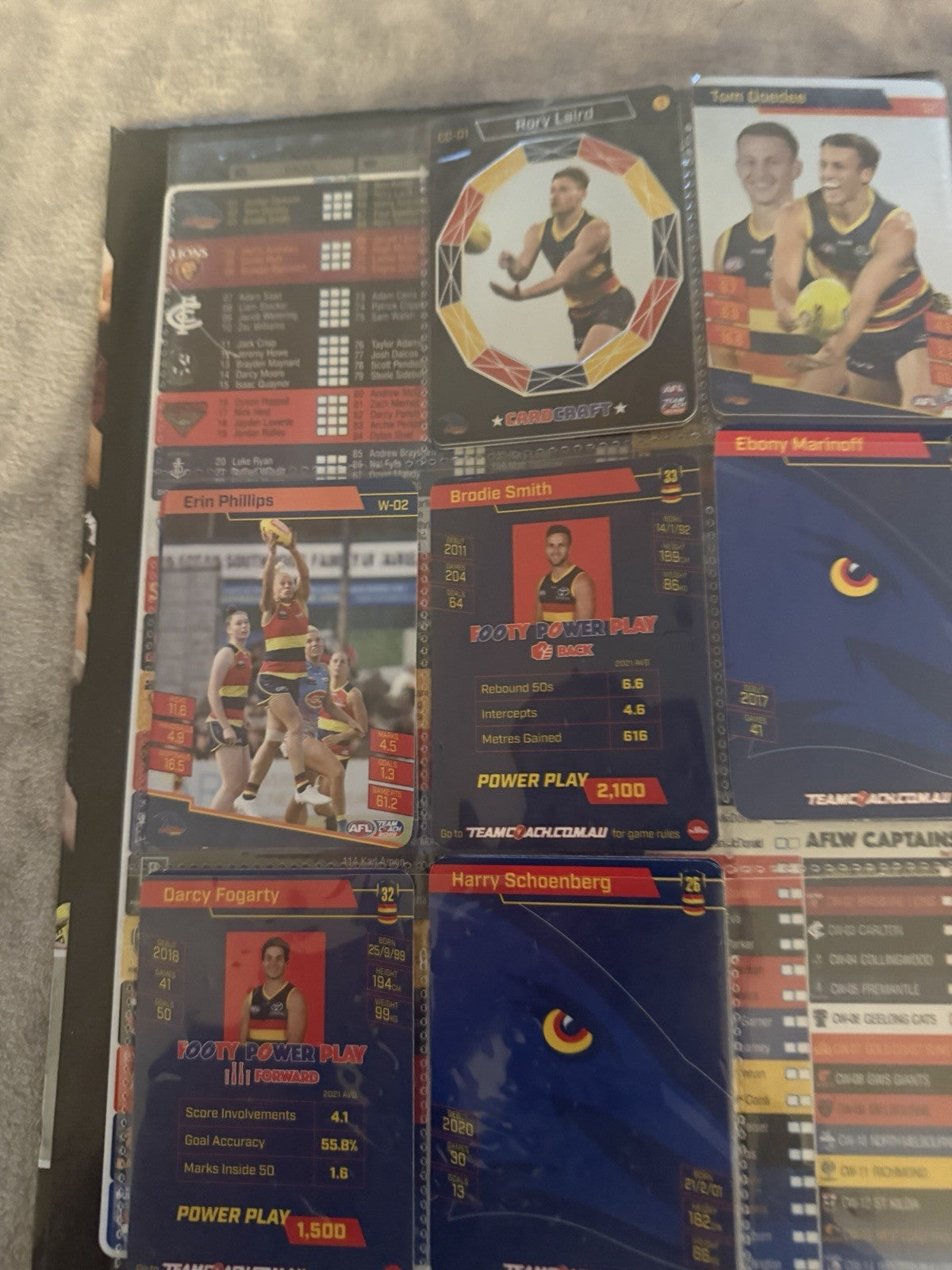 AFL Collectable Trading Cards 300 Cards
