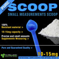 MG MICRO SCOOP SPOON FOR MEASURING SMALL POWDERS SUPPLEMENTS NOOTROPIC HERBAL