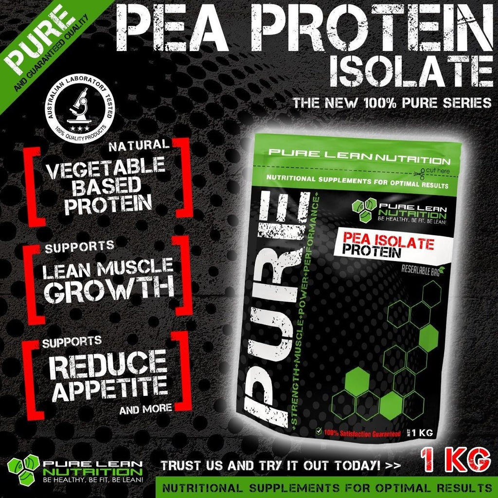 1KG PEA PROTEIN ISOLATE VEGAN VEGETARIAN ALTERNATIVE TO WHEY PROTEIN WPI WPC
