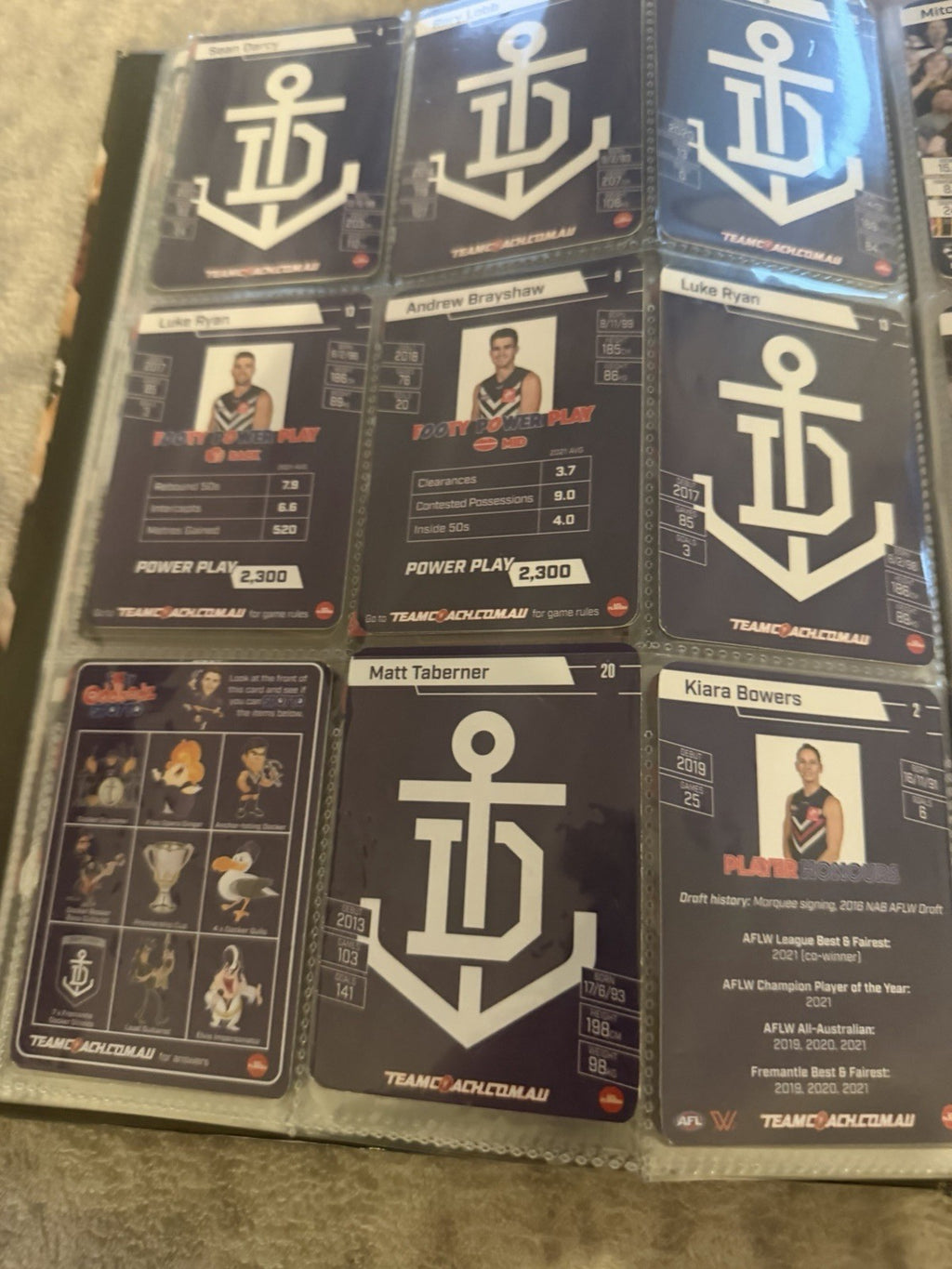 AFL Collectable Trading Cards 300 Cards