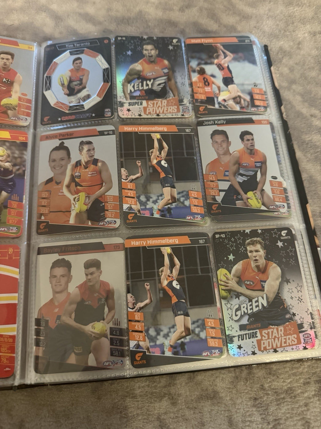 AFL Collectable Trading Cards 300 Cards