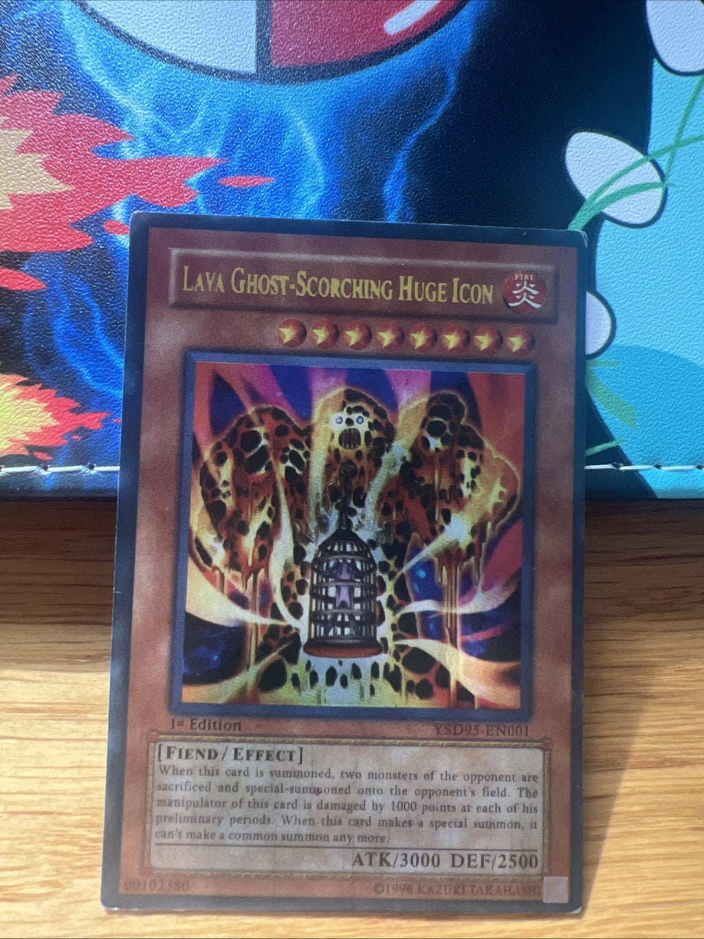 Yu-Gi-Oh! Lava Ghost - Scorching Huge Icon Konami Trading Card