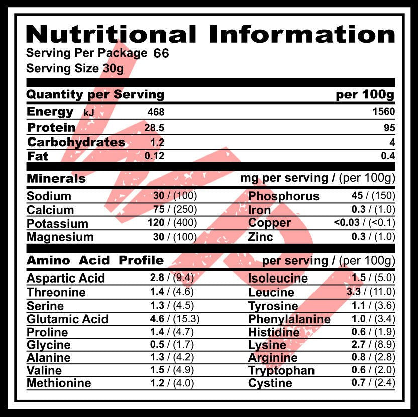 WPI WHEY PROTEIN ISOLATE 3KG  HIGHEST 95% PROTEIN CONTENT PURE UNFLAVOURED