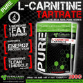 L CARNITINE TARTRATE PURE 200G PREMIUM GRADE * WEIGHT LOSS * FAT BURNER * ENERGY