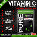 Vitamin C Powder L-Ascorbic Acid 500g Pure Pharmaceutical Grade Immune aid boost