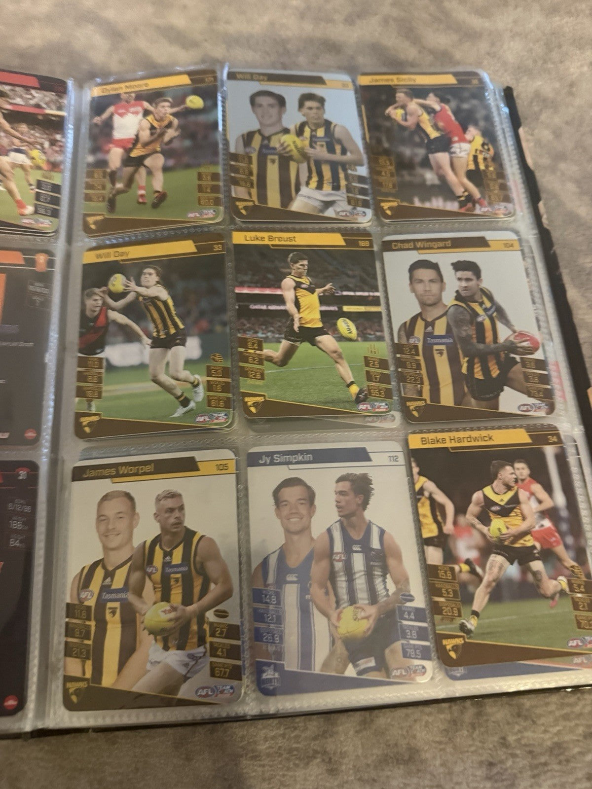 AFL Collectable Trading Cards 300 Cards