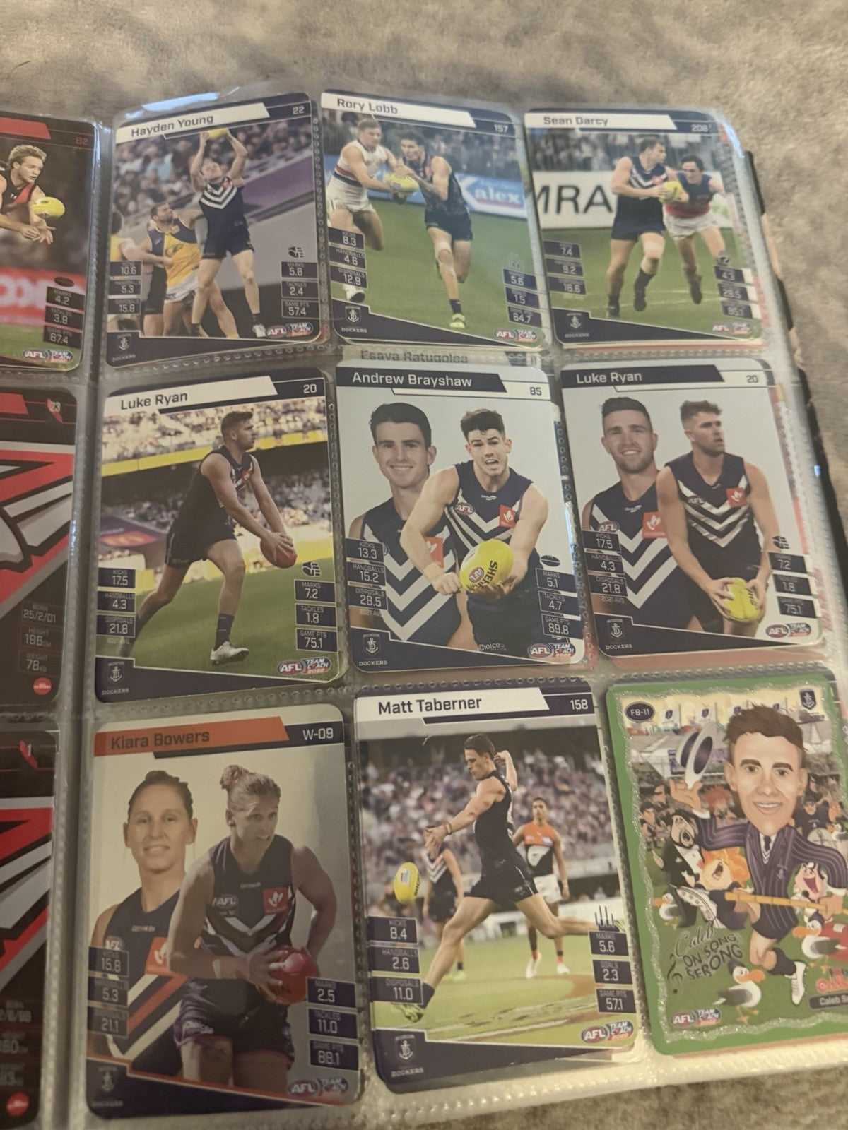 AFL Collectable Trading Cards 300 Cards