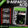 D ASPARTIC ACID PURE POWDER 1KG DAA TESTOSTERONE BOOSTER PCT 