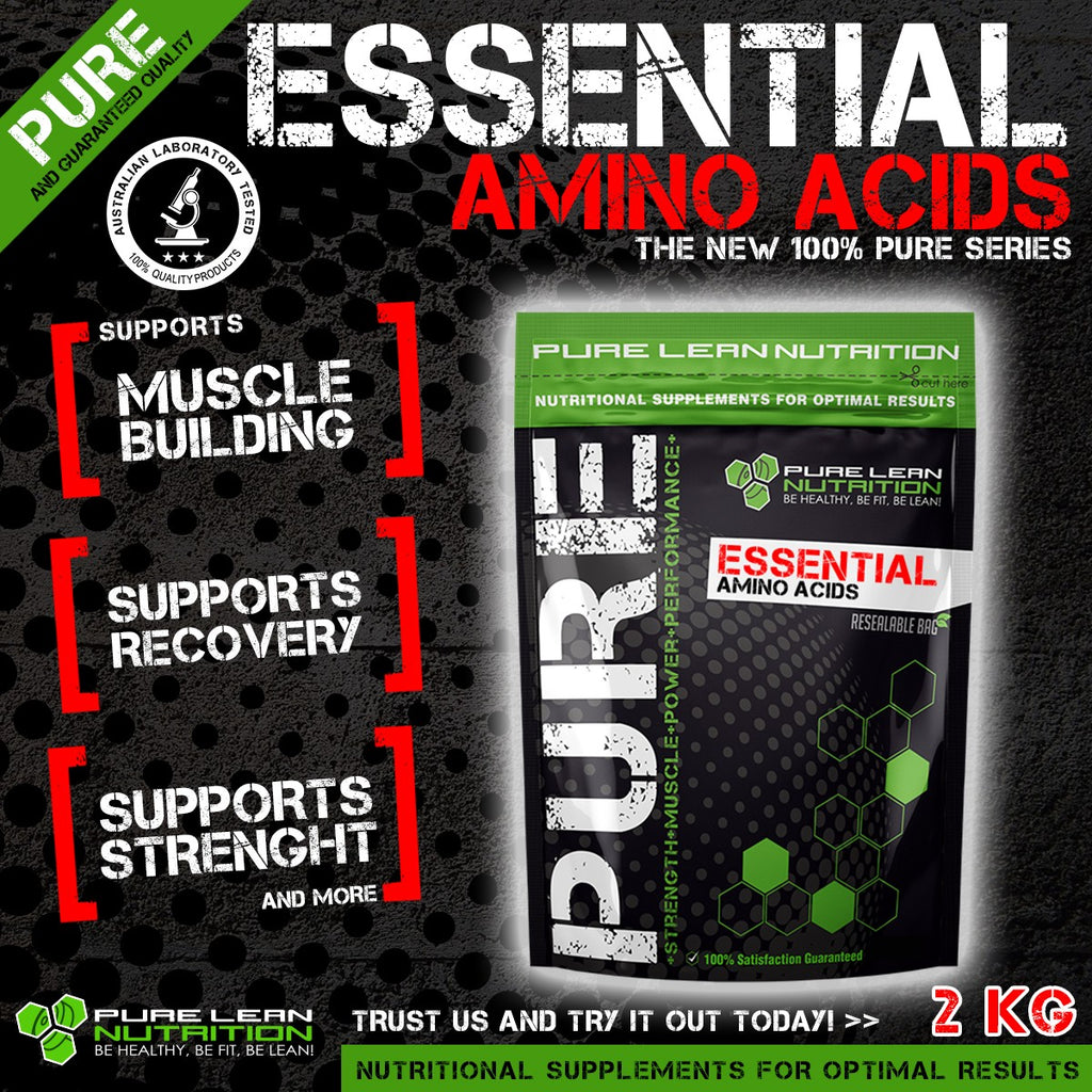 ESSENTIAL AMINO ACIDS EAA 2KG * MUSCLE RECOVERY * BCAA * PROTEIN * BODYBUILDING