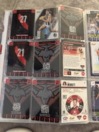 AFL Collectable Trading Cards Bulk Collection Team Coach