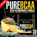 PURE BCAA INTRA WORKOUT 30 SERVES PEACH MANGO BRANCH CHAIN AMINO ACIDS RECOVERY