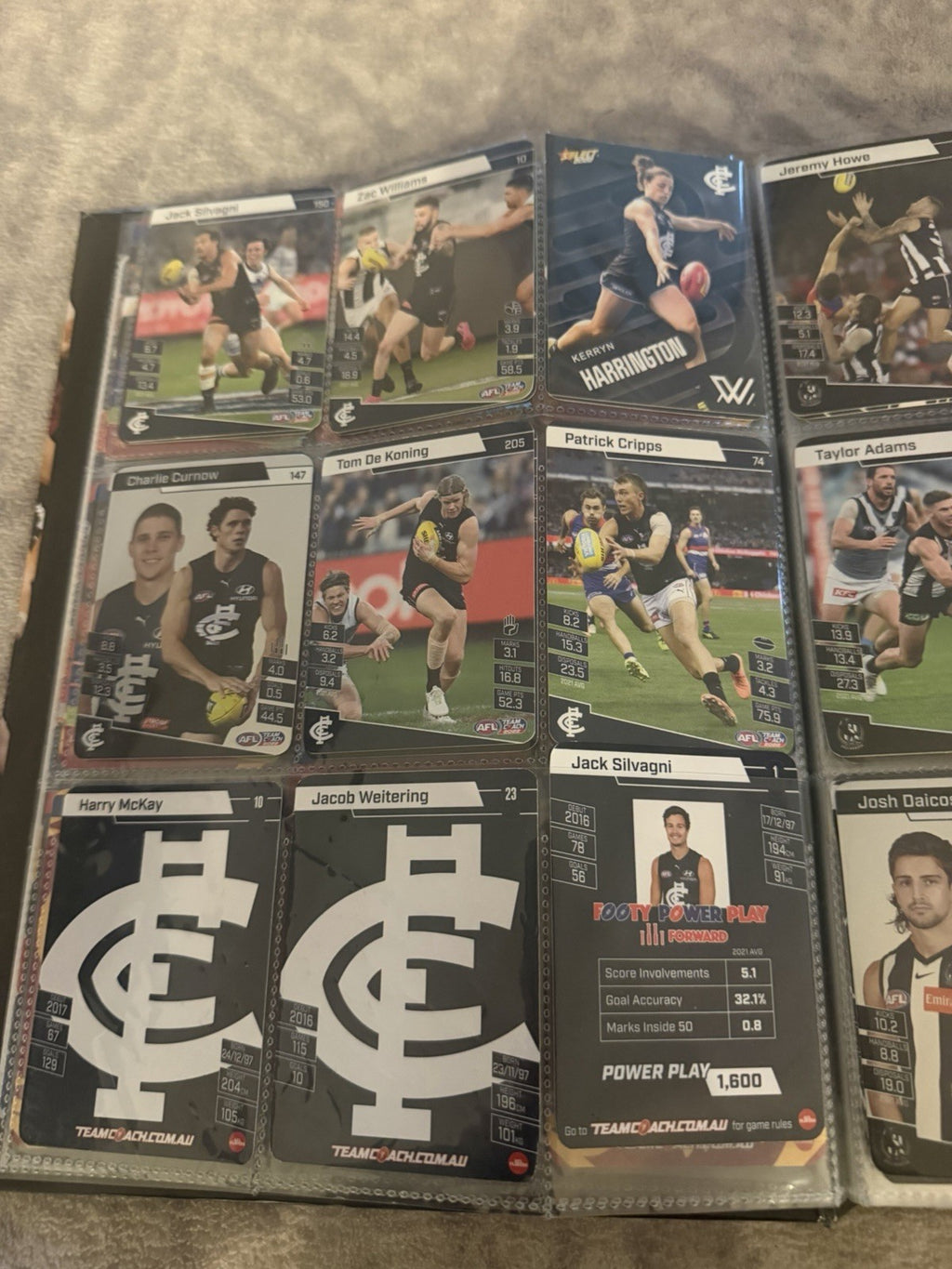 AFL Collectable Trading Cards 300 Cards