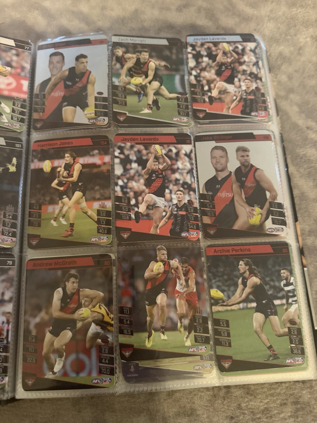 AFL Collectable Trading Cards 300 Cards