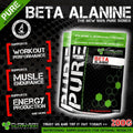 PURE BETA ALANINE 200G * PRE WORKOUT ENHANCER * PREMIUM GRADE *