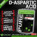 D-ASPARTIC ACID DAA PURE LEAN NUTRITION TESTOSTERONE BOOSTER