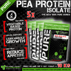 10KG PEA PROTEIN ISOLATE VEGAN VEGETARIAN ALTERNATIVE TO WHEY PROTEIN WPI WPC