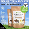 2KG PEA PROTEIN ISOLATE VANILLA CHAI VEGAN NATURAL LACTOSE FREE CANADIAN PEAS