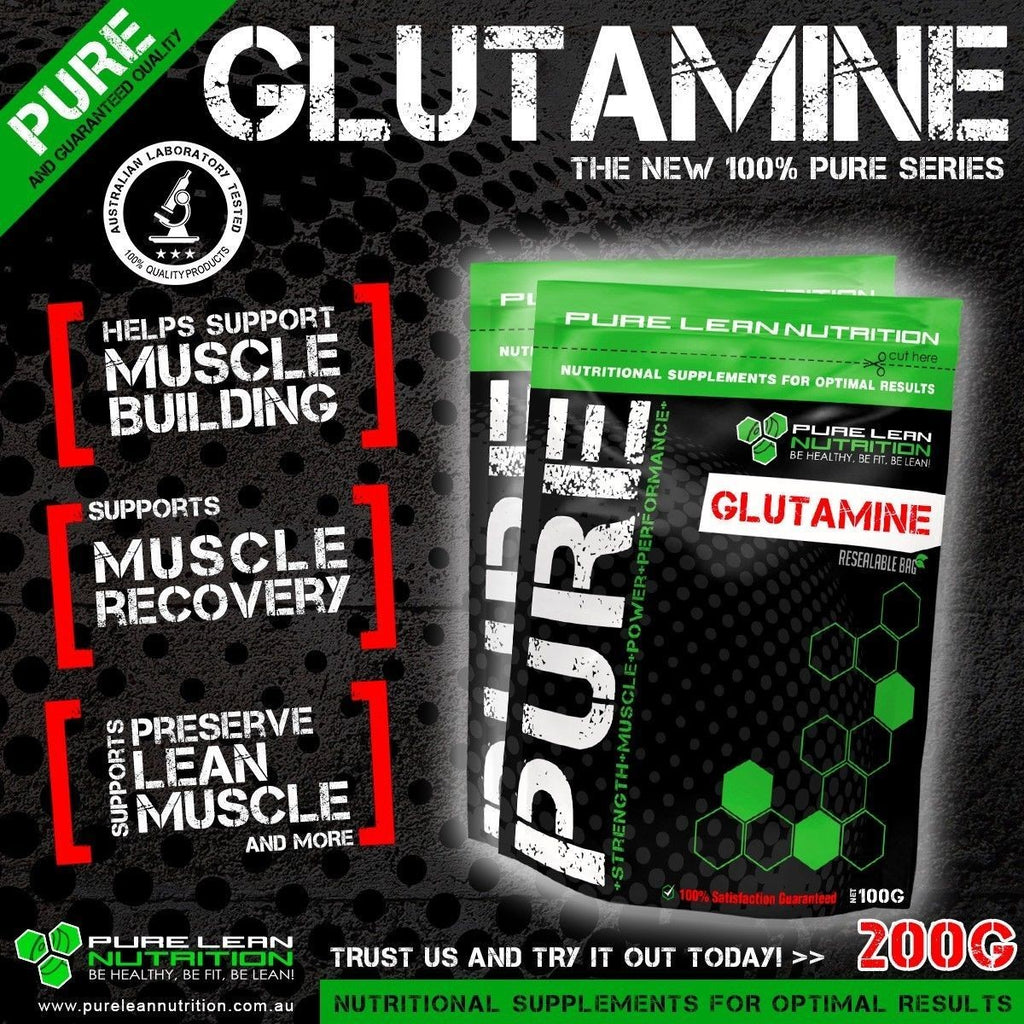 L-GLUTAMINE 200G MICRONISED HIGHEST QUALITY 100% PURE * MUSCLE RECOVERY * BCAA