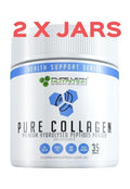 2 x Jars Premium Hydrolysed Collagen Powder Hair Skin Nail Joint Health Grass Fe