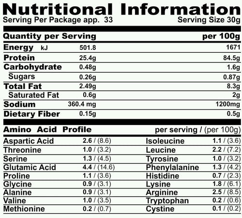3KG PEA PROTEIN ISOLATE VEGAN VEGETARIAN ALTERNATIVE TO WHEY PROTEIN WPI WPC