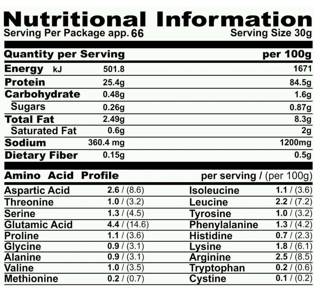 Pea Protein Isolate Unflavored